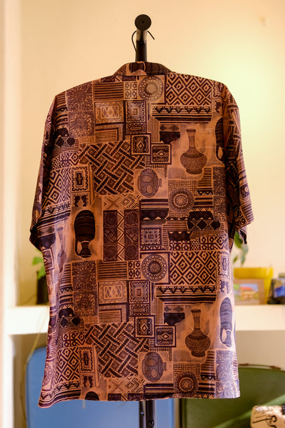 THAI SILK Button Up